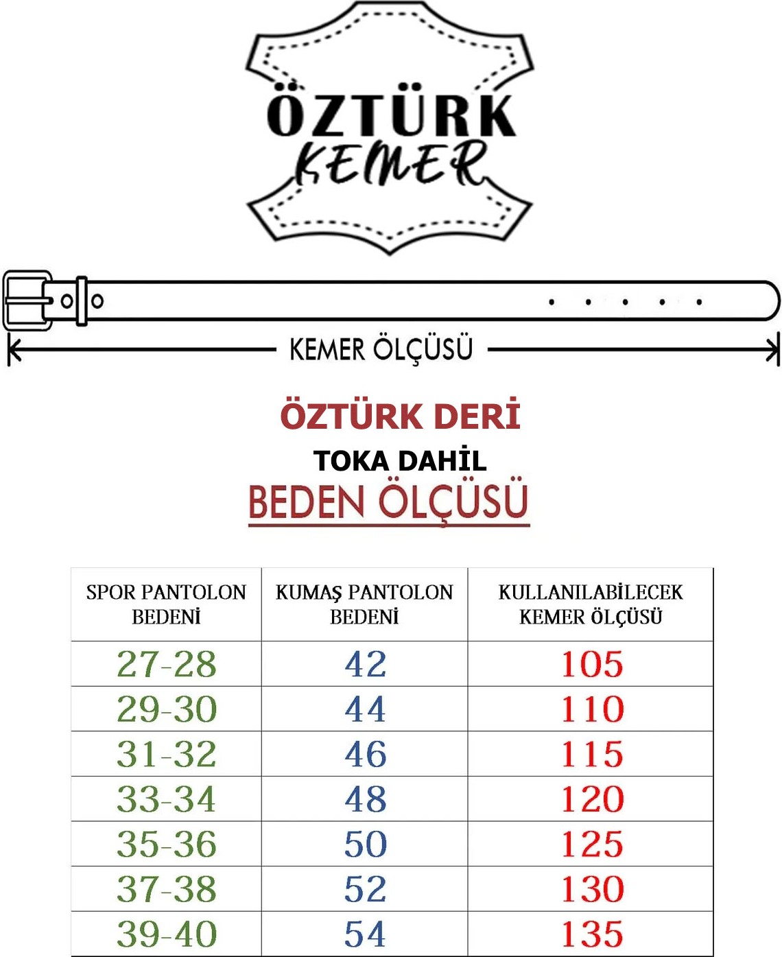 Öztürk Deri %100 Hakiki Manda Derisi Siyah Erkek Kot Kemeri, Tek Kat Deri, Kutulu görsel 7
