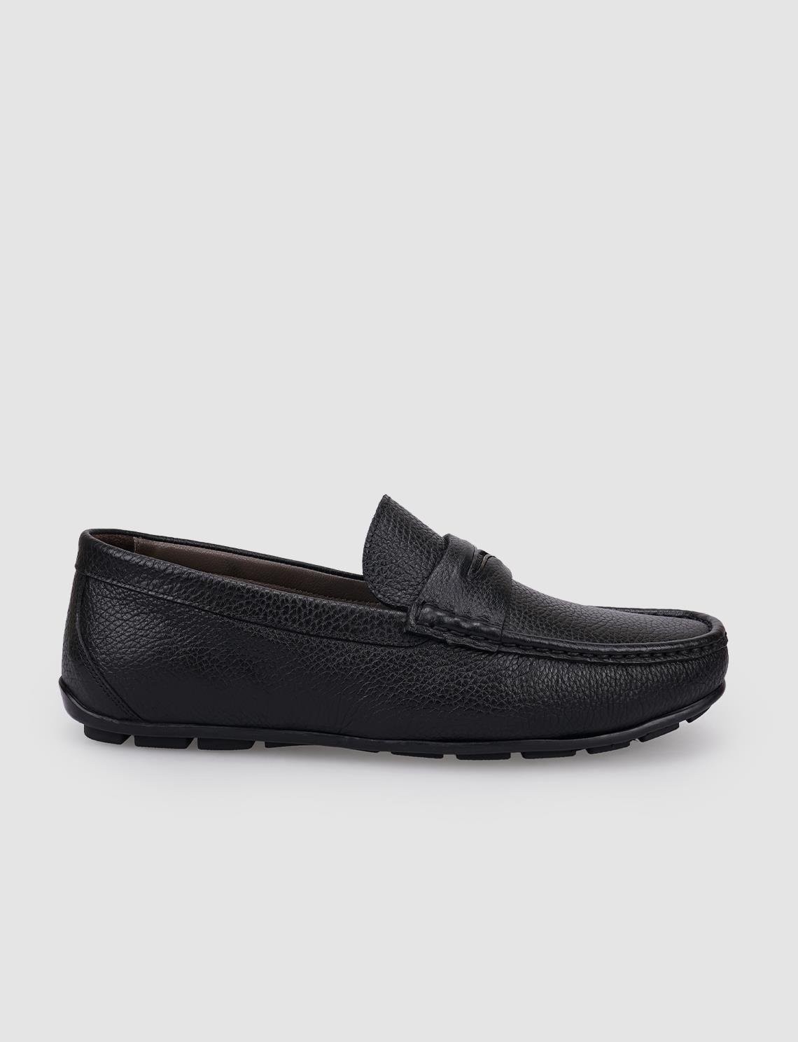 Cabani %100 Hakiki Deri Siyah Erkek Loafer