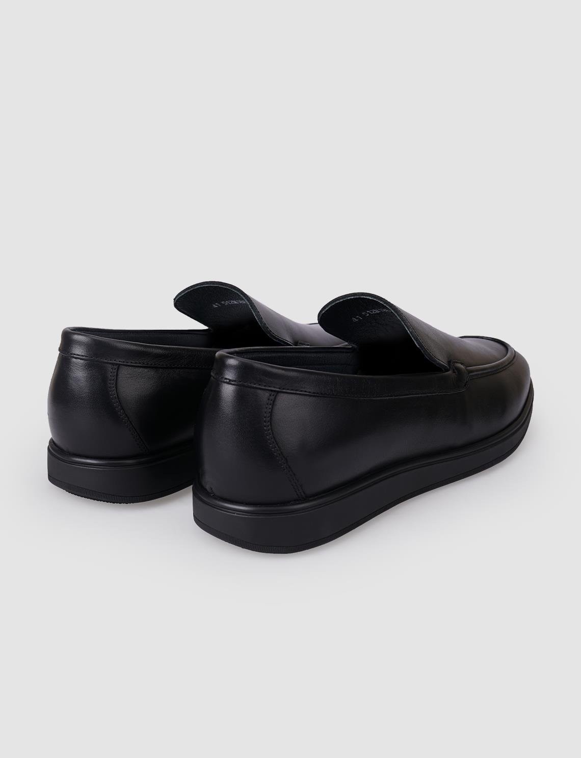 Cabani %100 Hakiki Deri Siyah Erkek Loafer görsel 3