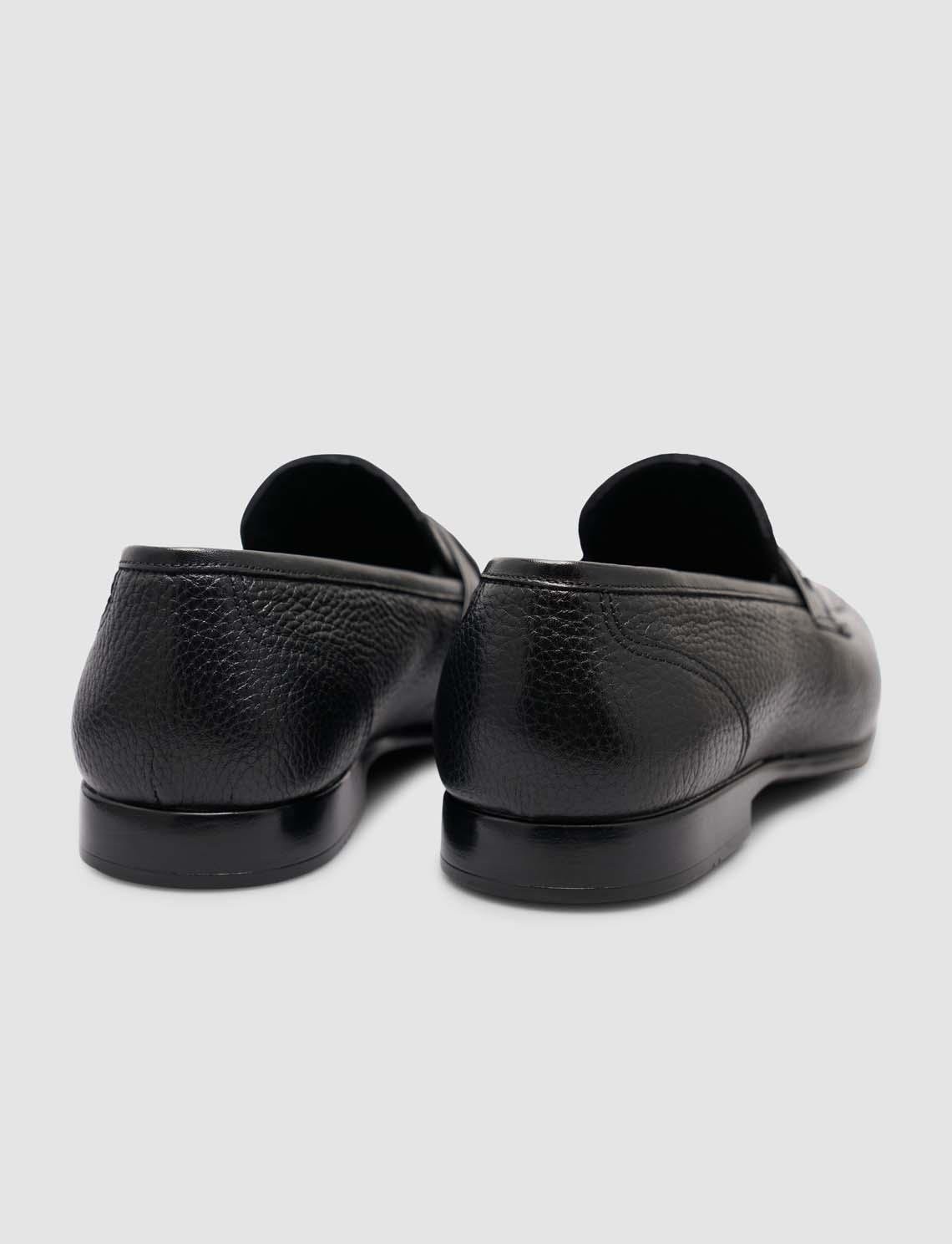 Cabani Erkek Cabani Siyah Loafer Ayakkabı %100 Hakiki Deri ile Konfor ve Şıklık Sunar görsel 3