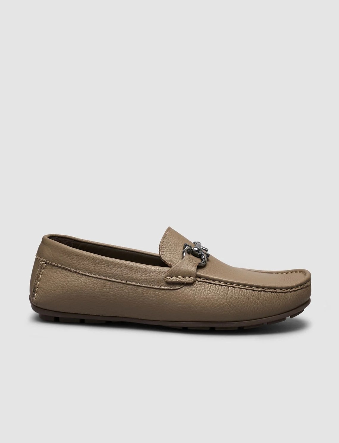 Cabani Hakiki Deri Vizon Nubuk Erkek Loafer