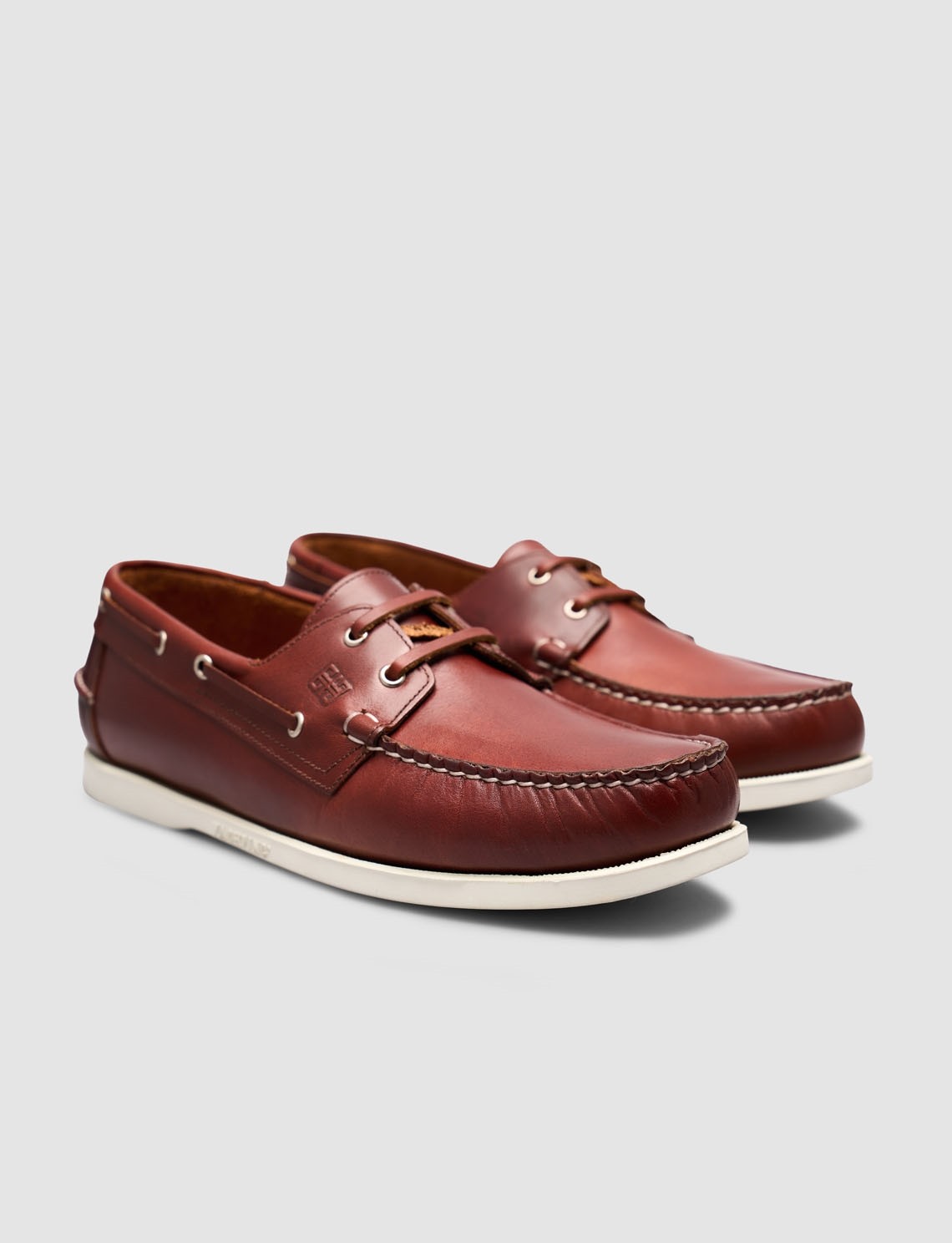 Cabani Bordo Hakiki Deri Bağcıklı Loafer Ayakkabı görsel 2