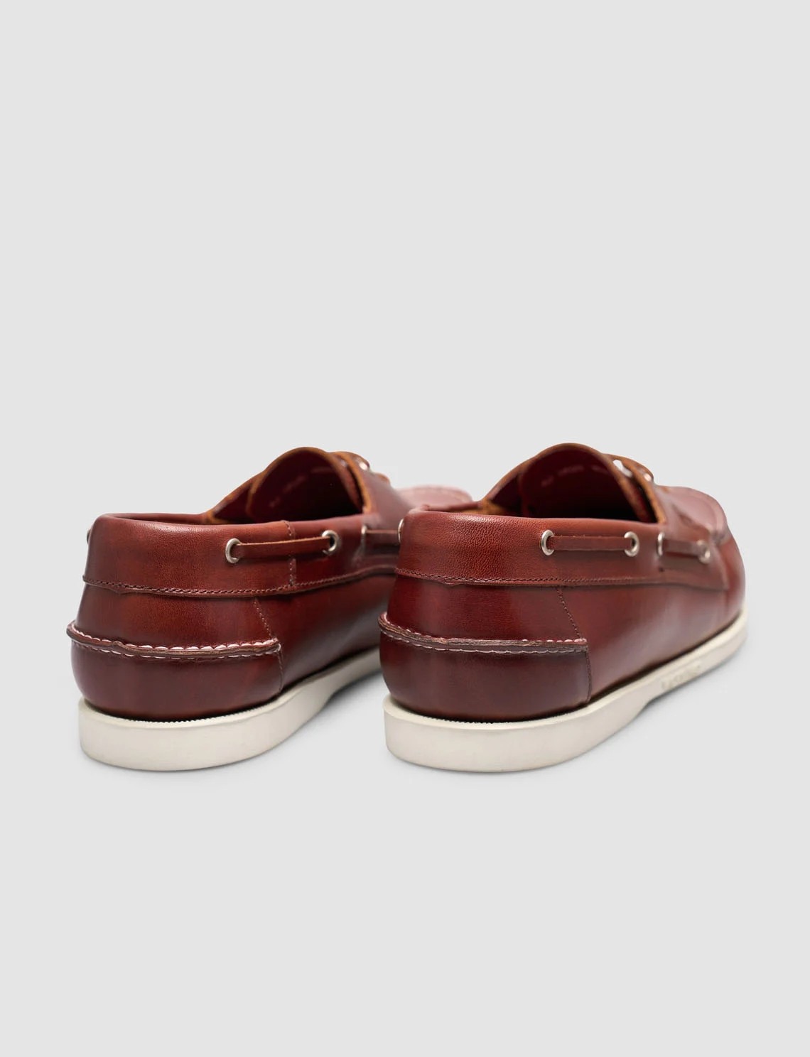 Cabani Bordo Hakiki Deri Bağcıklı Loafer Ayakkabı görsel 3