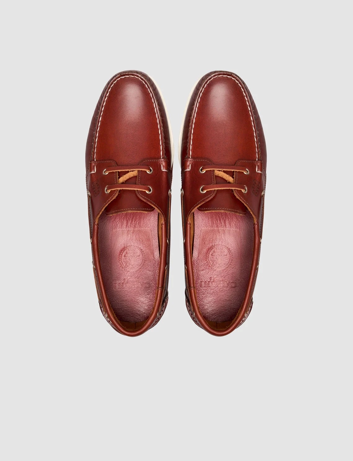 Cabani Bordo Hakiki Deri Bağcıklı Loafer Ayakkabı görsel 4