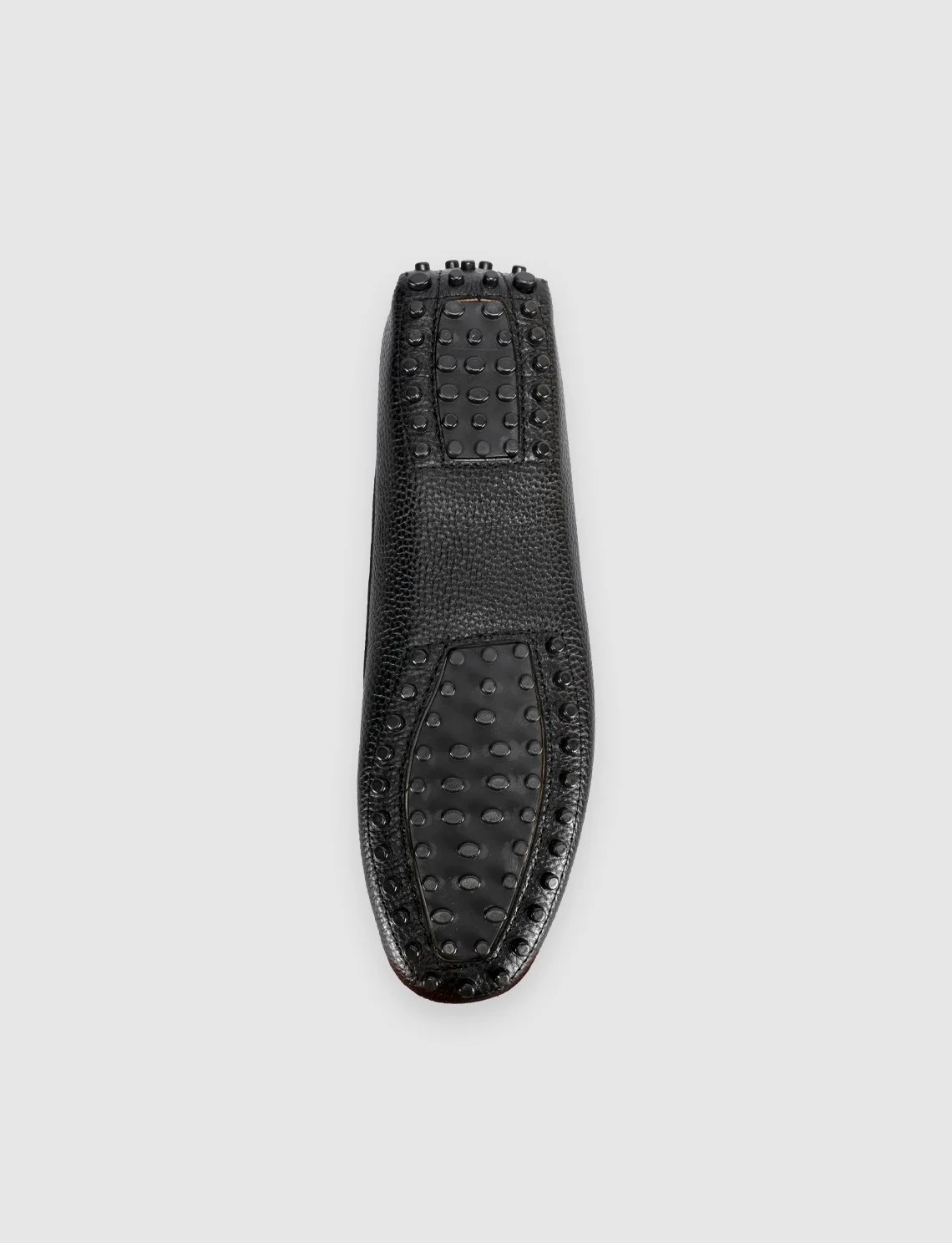 Cabani Siyah Hakiki Deri Bağcıklı Günlük Loafer (Mokasen) Kadın Ayakkabı görsel 7