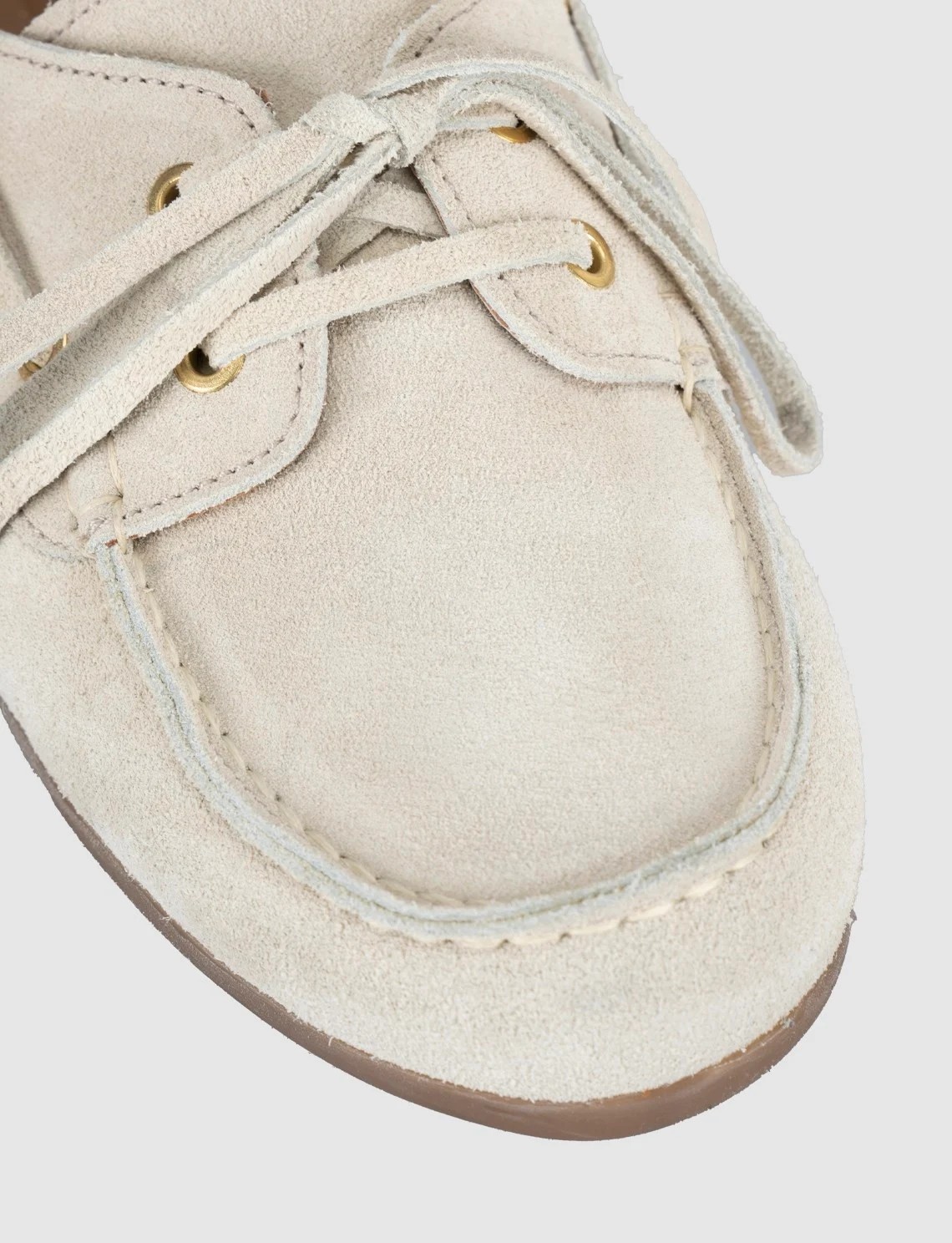 Cabani Süet Bej Kadın Mule Loafer görsel 5