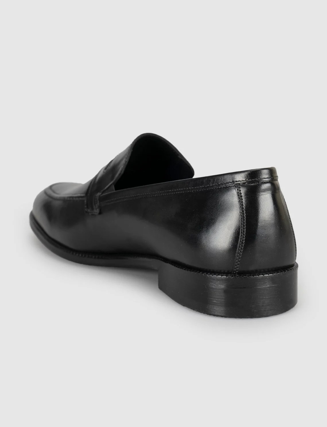 Cabani Premium Leather Black Men's Classic Shoes görsel 4