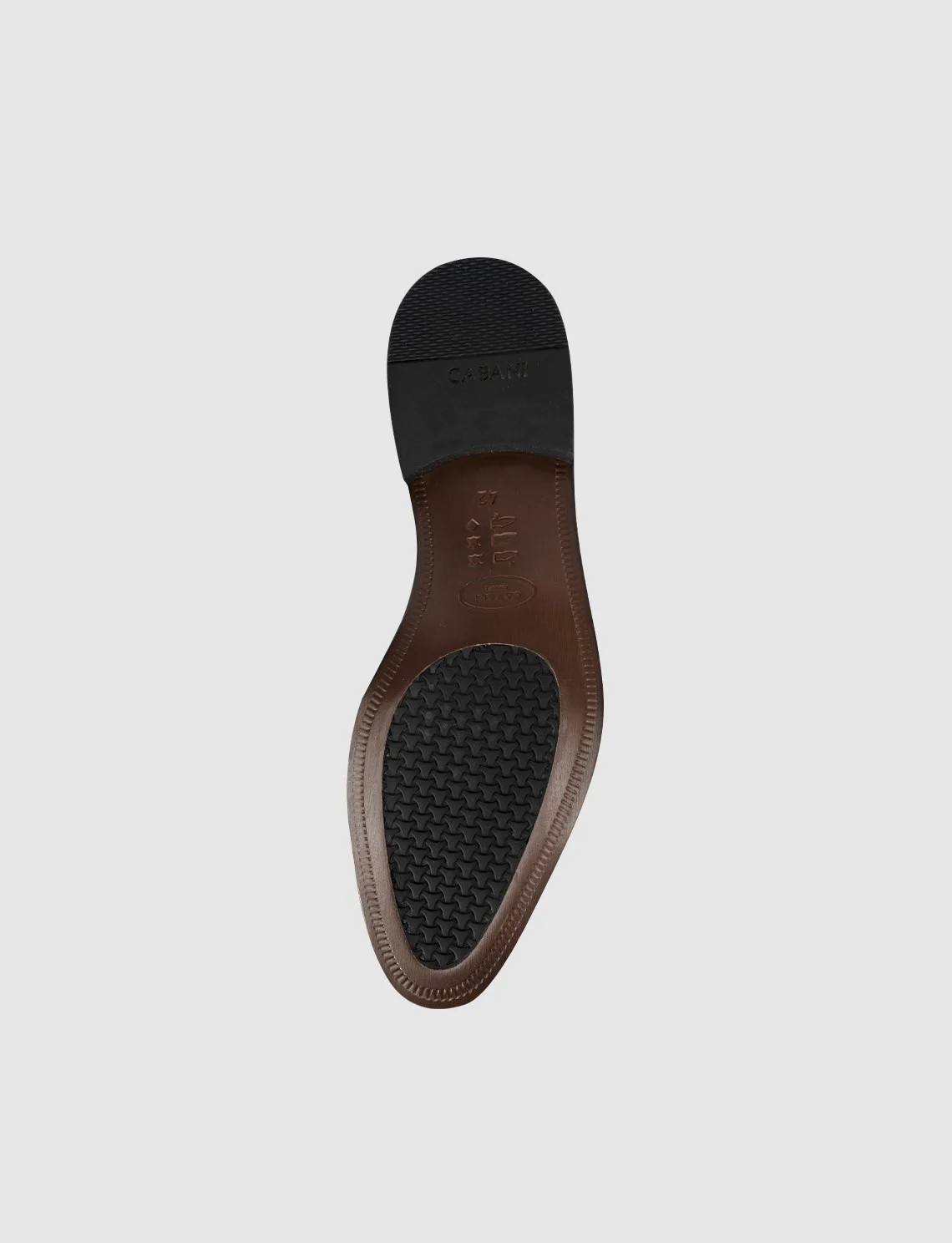 Cabani Premium Leather Black Men's Classic Shoes görsel 7