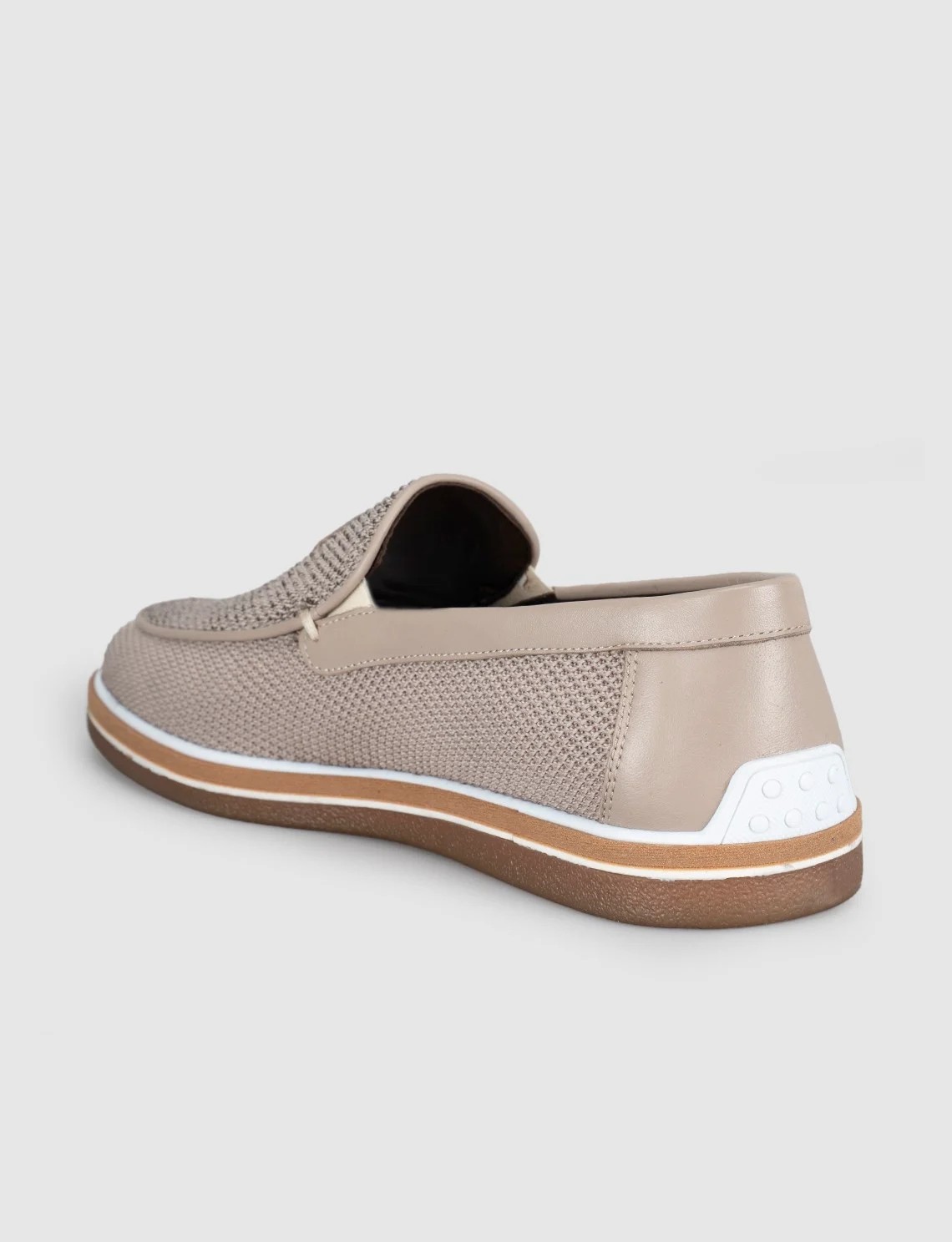 Cabani Bej Triko Loafer Erkek Ayakkabı görsel 4