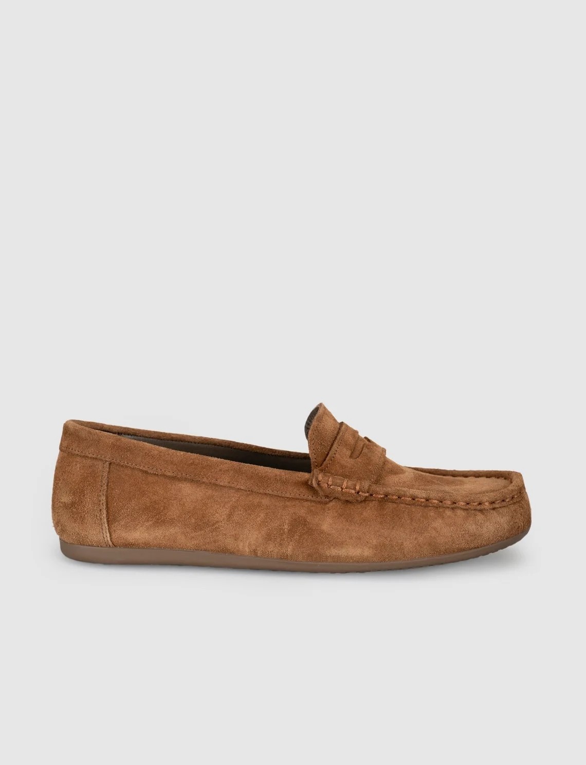 Cabani Taba Süet Hakiki Deri Erkek Loafer
