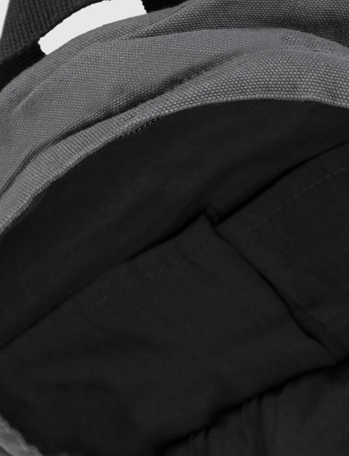 Cabani Antrasit Baskılı Keten Unisex Sırt Çantası görsel 5