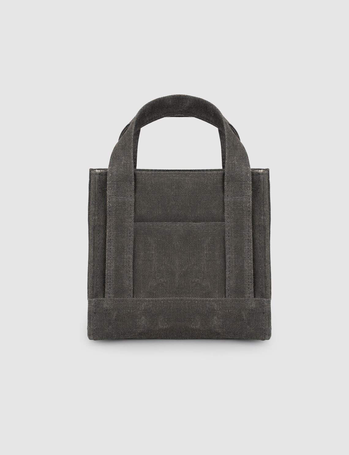 Cabani Siyah Keten Unisex El Çantası görsel 2
