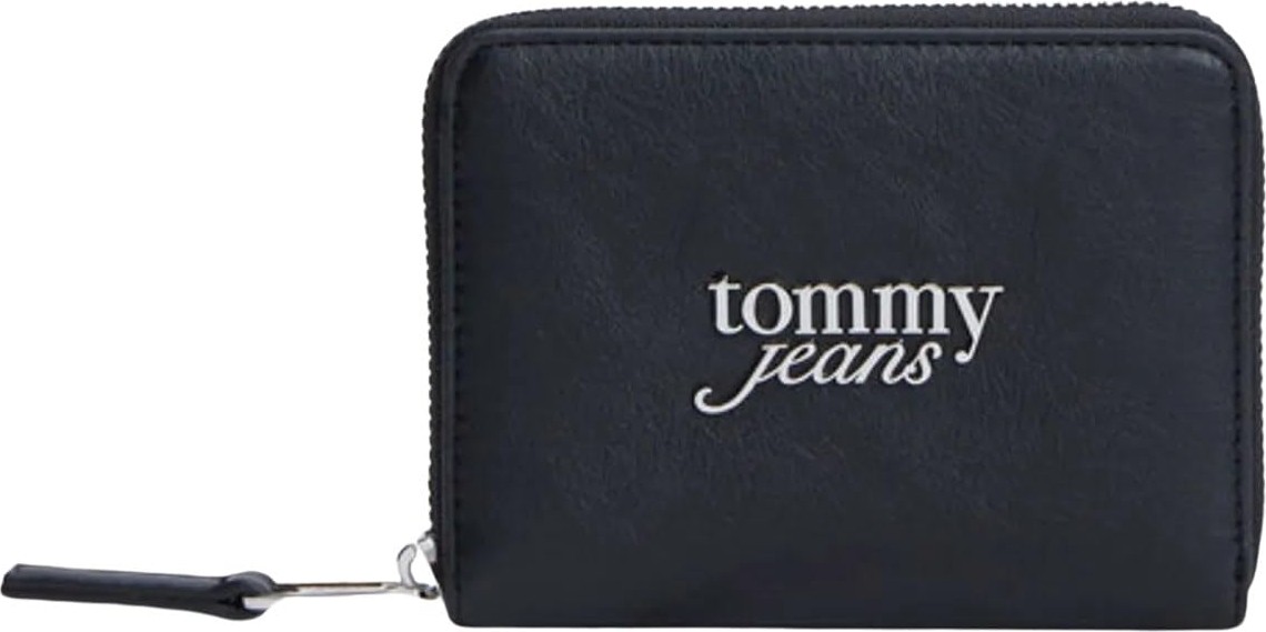 1001 Tommy Hilfiger Tjw Bold Med Za Kadın Cüzdan Black Tek Beden