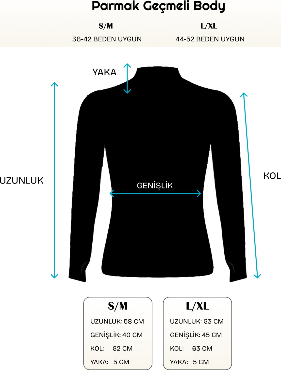 Manolyaşal İslamic Hijab Hafif Balıkçı Yakalı Parmak Geçmeli Likralı Organik Kadın Body - Açık Çikolata - L-XL görsel 6