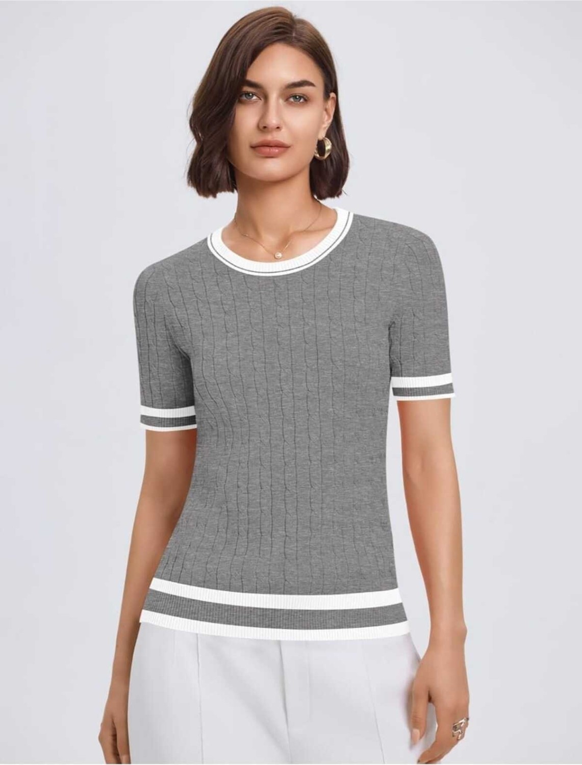 Youknitwear You Kathy %100 Pamuk Kadın Triko Kazak