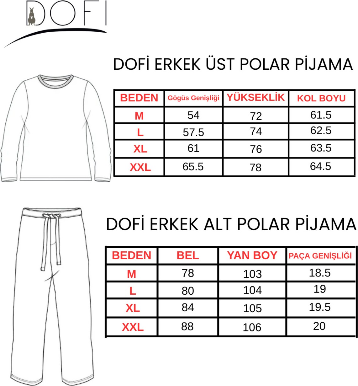 Dofi Erkek 1739 Ekoseli Polar Pijama Takımı Uzun Kol Lastikli Kesim ile Kışa Uygun görsel 4