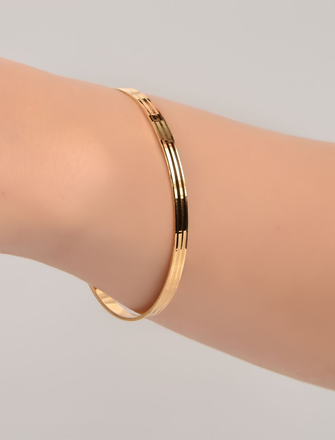 Kuyumcu Nurettin 15 gr (Gram) Çöp Ray Modelli Bilezik 22 Ayar Altın Yatırımlık İşçiliksiz