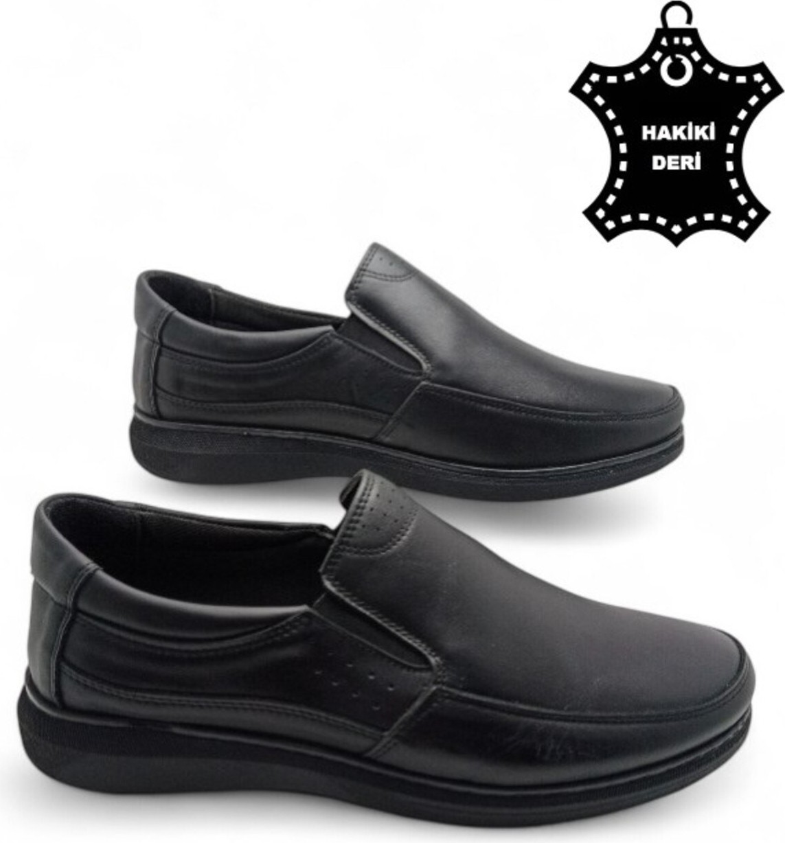 Magic Shoes Erkek Mevsimlik Hakiki Deri Ultra Rahat Klasik Günlük Baba Ayakkabısı görsel 6