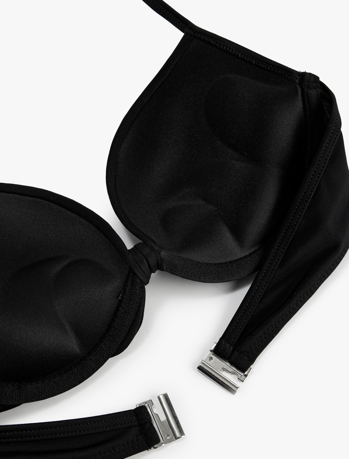 Koton Kalp Yaka Fiyonk Detaylı Push-Up Bikini Üstü görsel 5