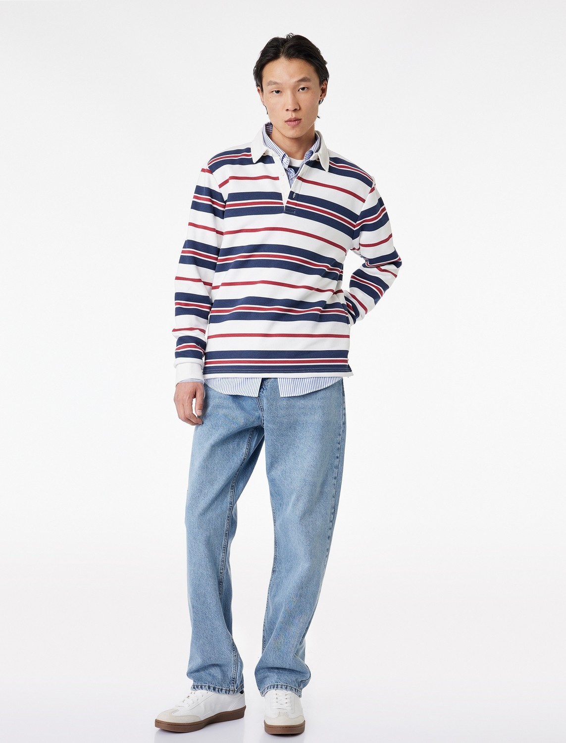 Koton Normal Bel Düz Paça Pamuklu Vintage Straight Fit Jean Pantolon