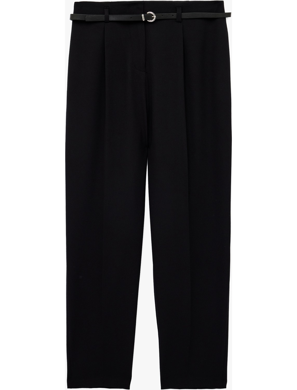 Koton Normal Bel Düz Paça Kemer Detaylı Slim Fit Cigarette Pantolon görsel 8