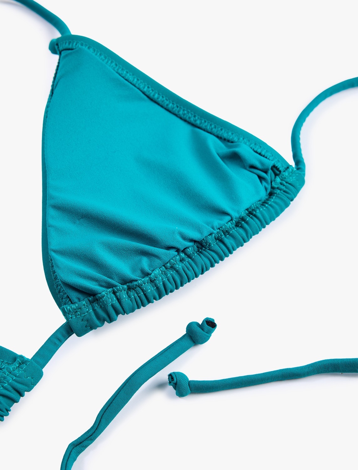 Koton Boyundan Bağlamalı Üçgen Bikini Üstü görsel 5