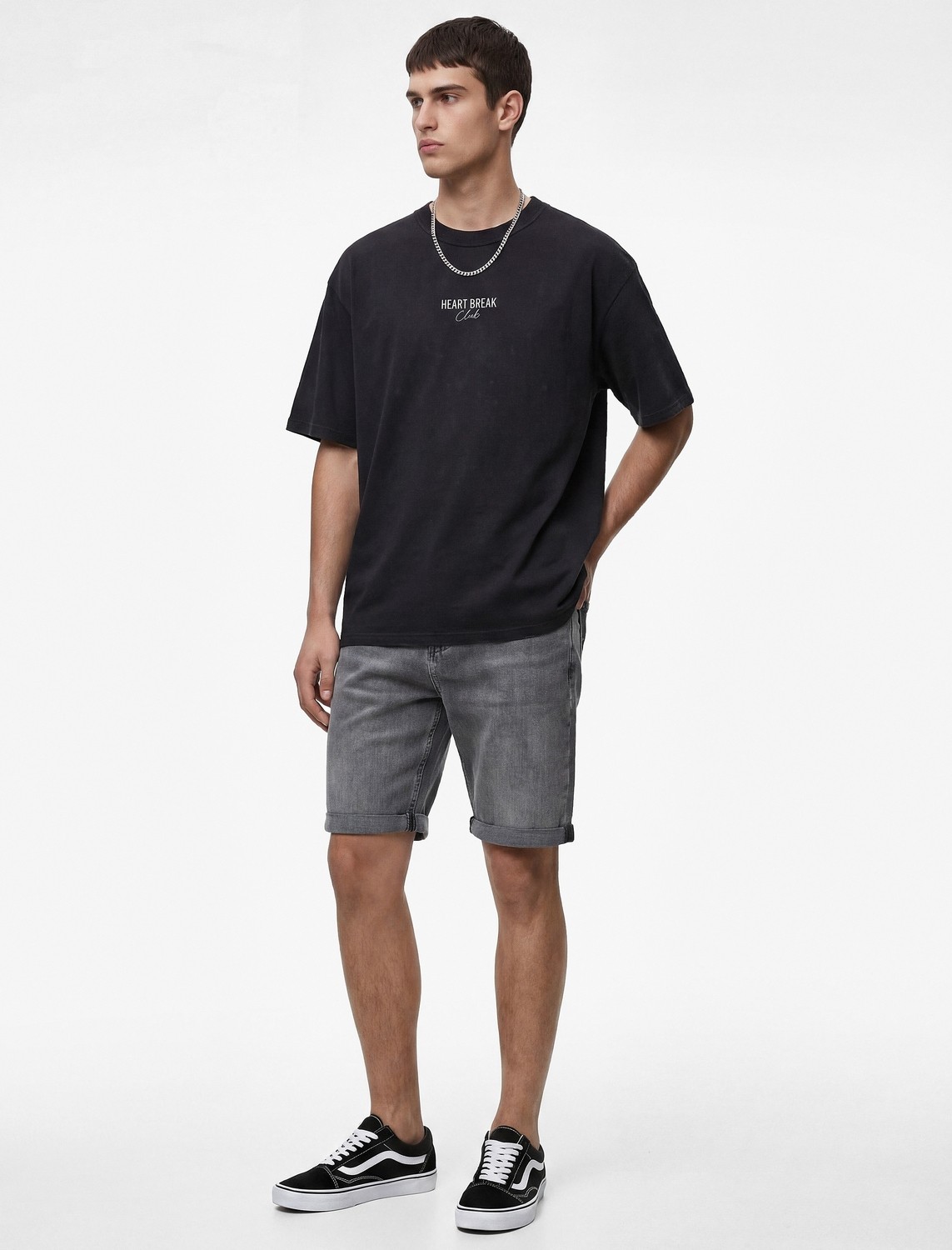 Koton Normal Bel Pamuklu Cepli Bermuda Slim Fit Jean Şort
