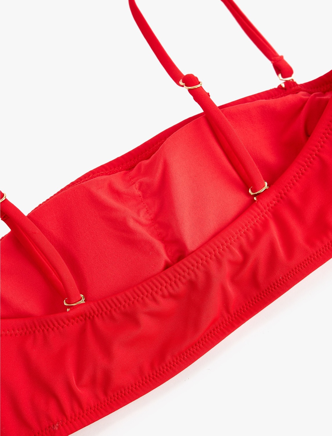 Koton Çıkarılabilir Askılı Straplez Bandeau Bikini Üstü görsel 2