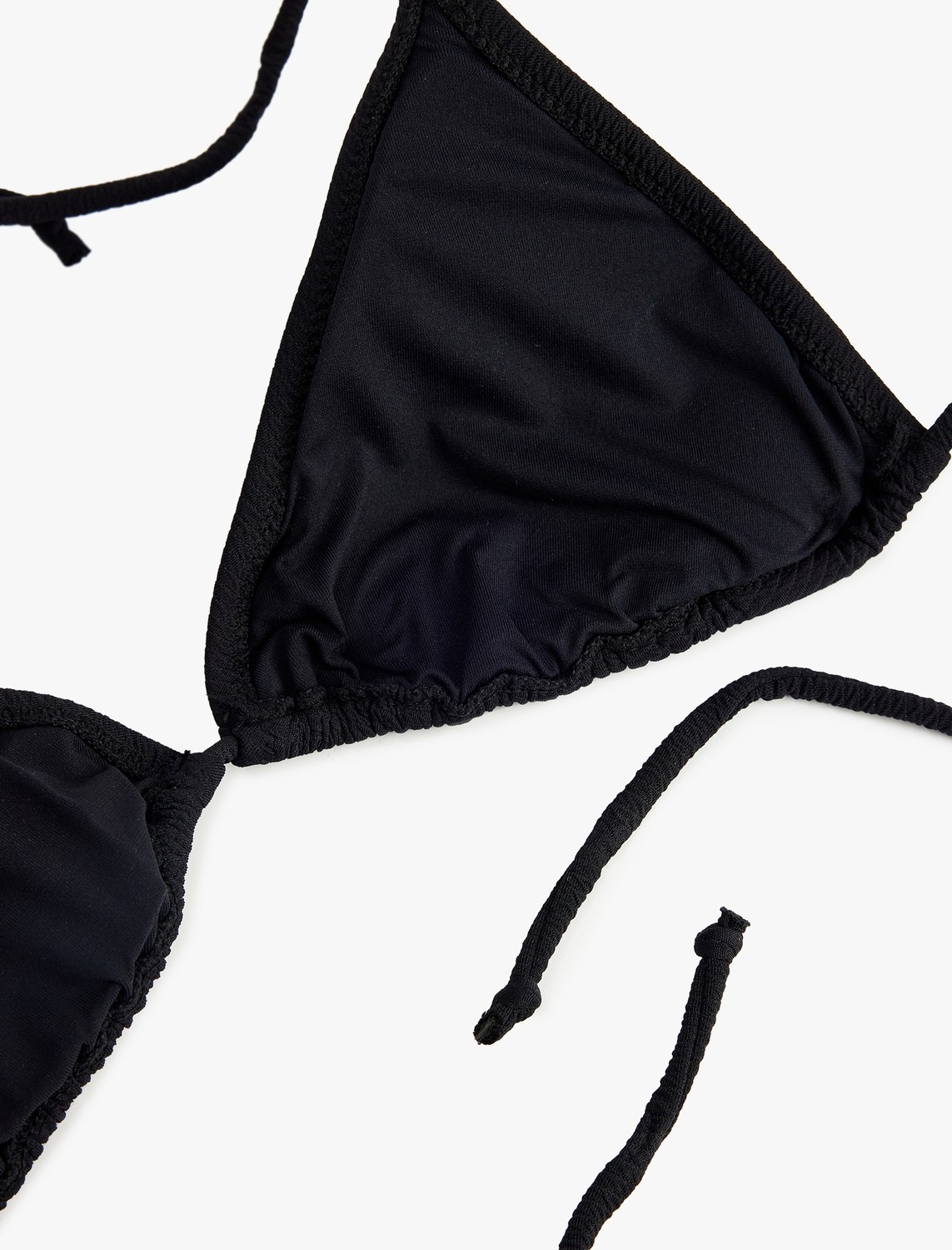 Koton Dokulu Üçgen Bikini Üstü görsel 5