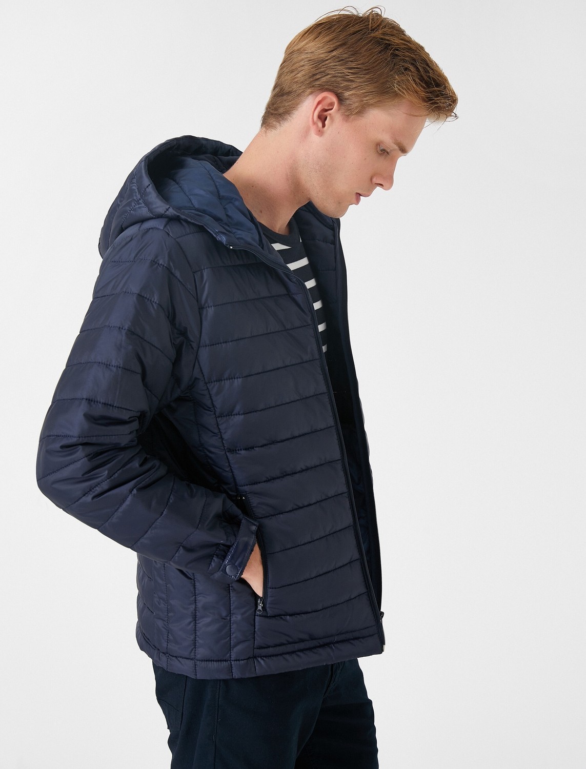 Koton 3Wam20155Hw Haki 858 Erkek Polyester Outerwear Ceket