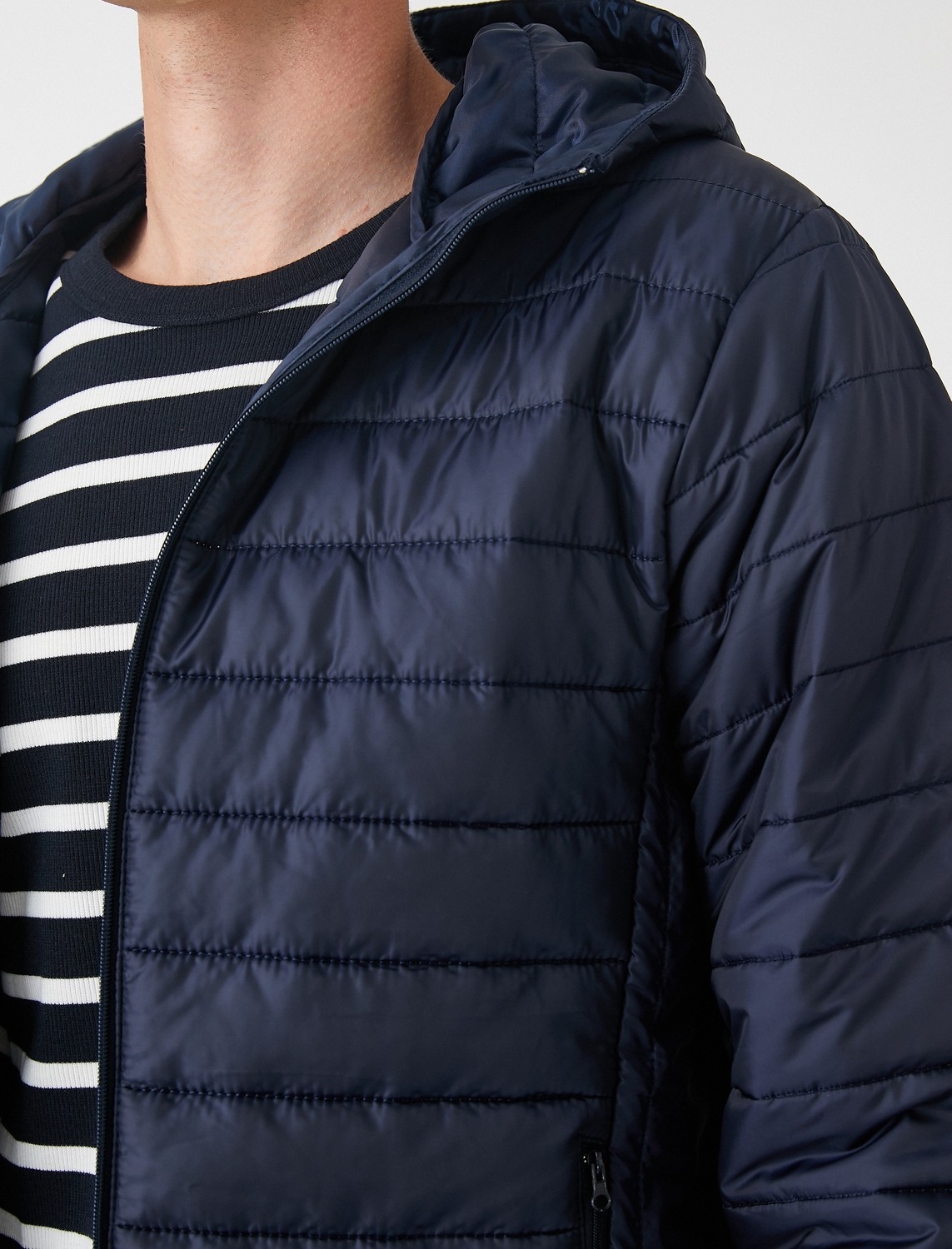 Koton 3Wam20155Hw Haki 858 Erkek Polyester Outerwear Ceket görsel 5