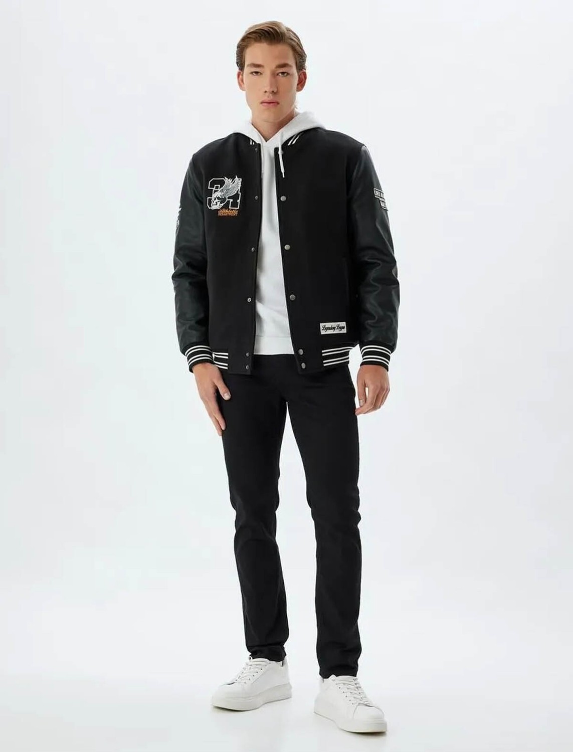 Koton Erkek Jean Pantolon Siyah 5WAM40085ID - Brad Jean