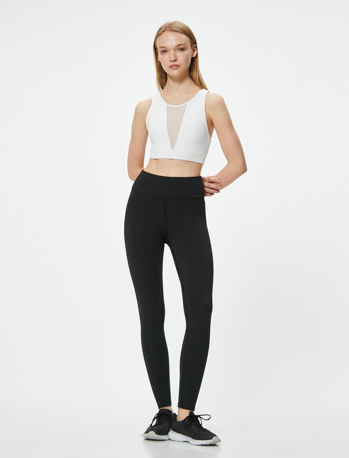 Yüksek Bel Spor Tayt Slim Fit görsel 3
