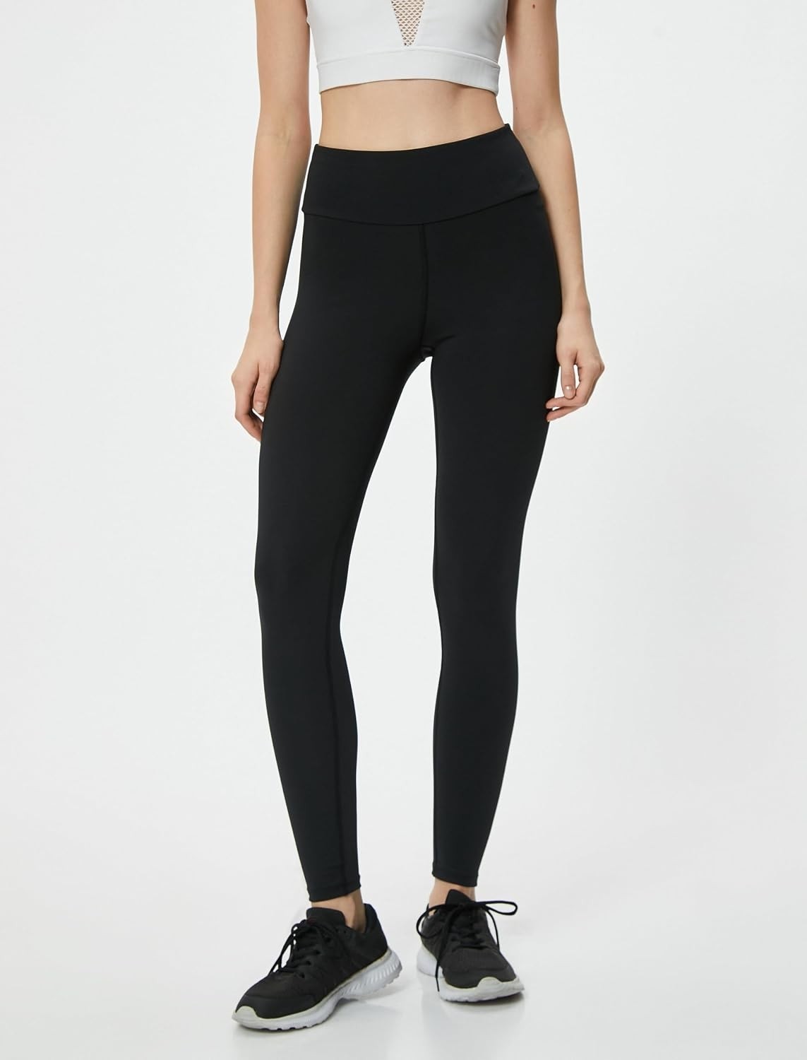 Yüksek Bel Spor Tayt Slim Fit görsel 4