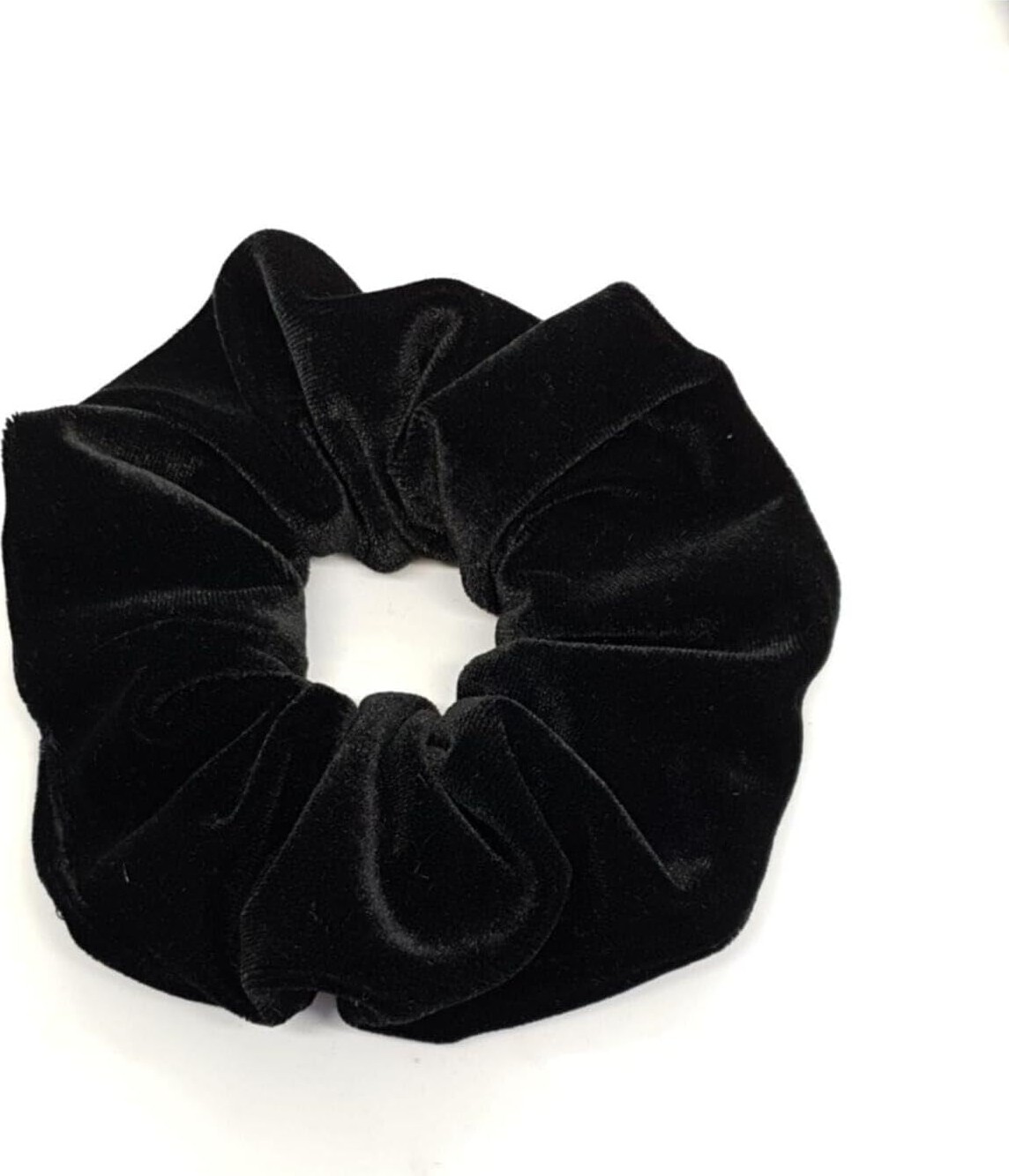 Uravas Store Orta Boy Scrunchie Kadife Saç Lastiği, Tek Ebat, 269SIYAHHB54, Siyah