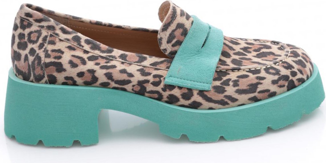 DGN 3015 Kalin Taban Loafer Kadin Ayakkabi