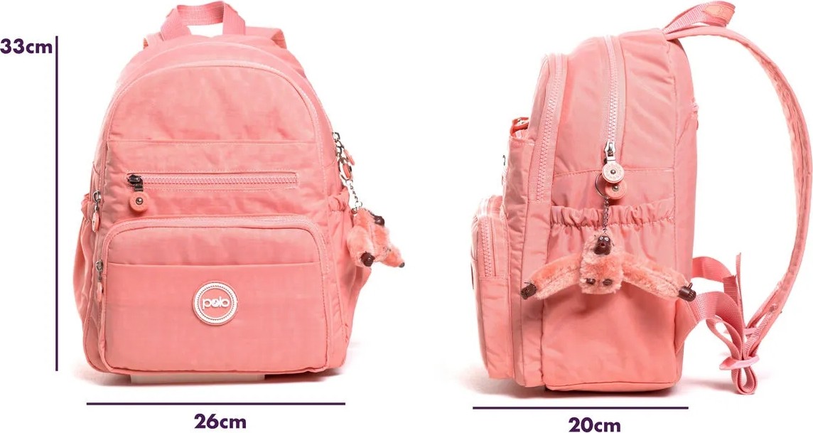 Byhakan My Polo 8745 Klinkır Kadın Sırt Çantası Orta Boy Günlük Suya Dayanıklı görsel 8