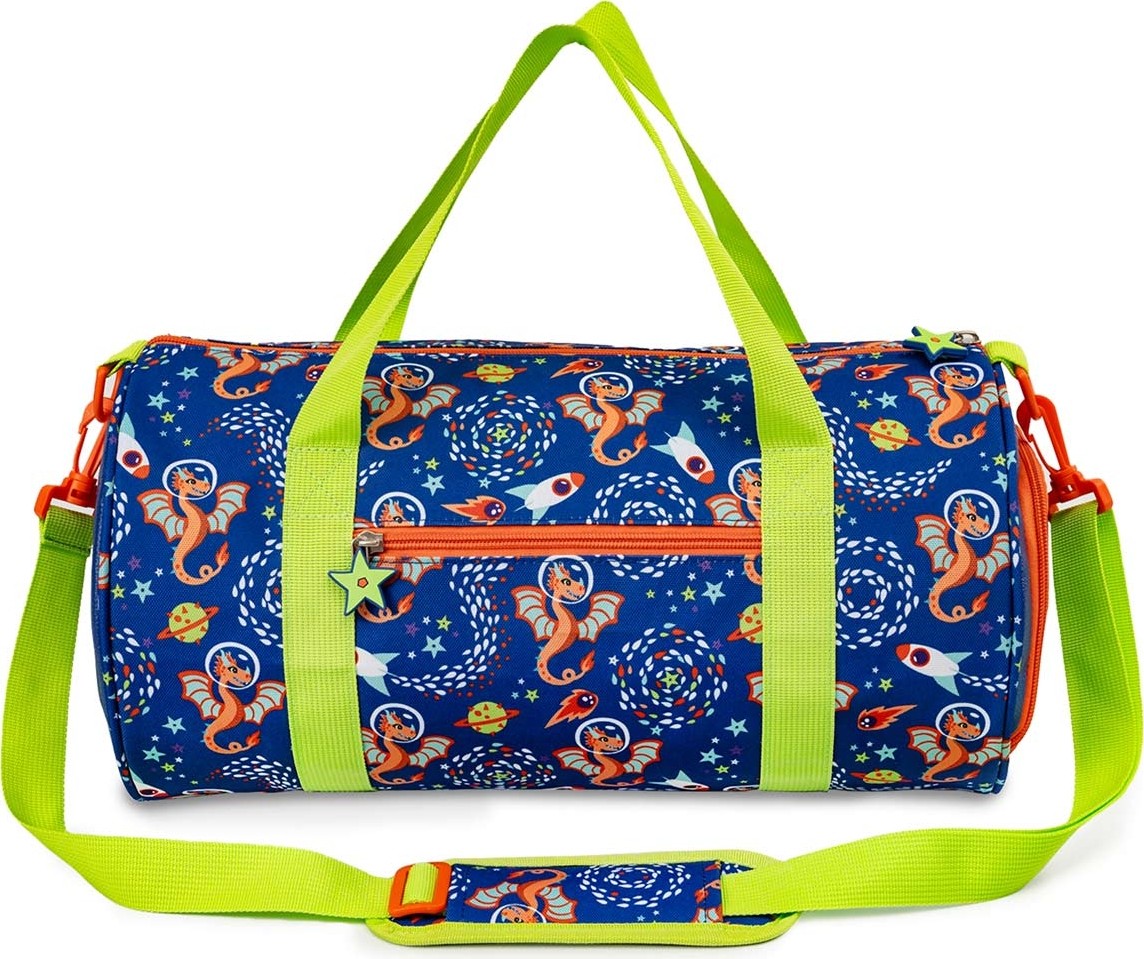 Milk&Moo Ponix Çocuk Spor Çantası Desenli Polyester Ayakkabı Bölmeli Ergonomik Tasarım görsel 3