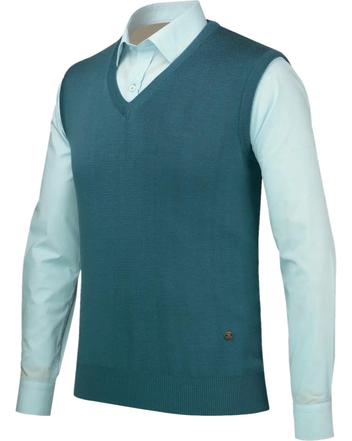 Çizgi Triko Erkek V Yaka Triko Süveter 4241H BGL-ST04030 görsel 3