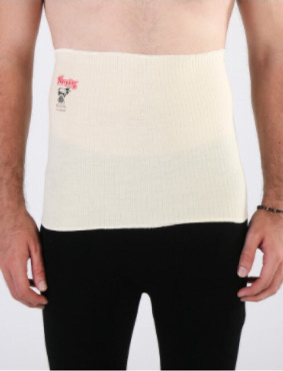Hasyün Yün Süper Ince Bel Korse Unisex Ekru