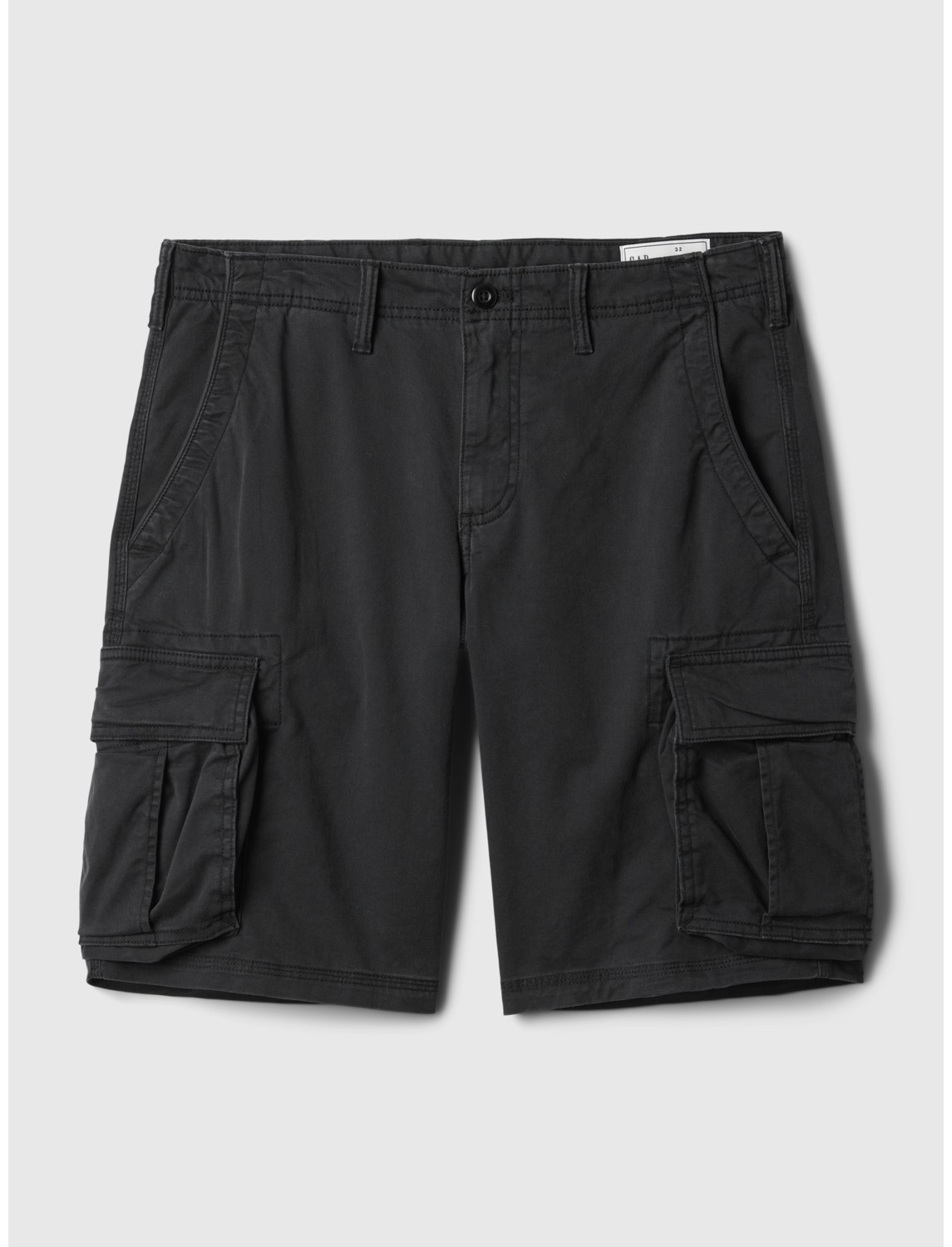 Gap Erkek Kahverengi 11" Relaxed Kargo Şort görsel 4