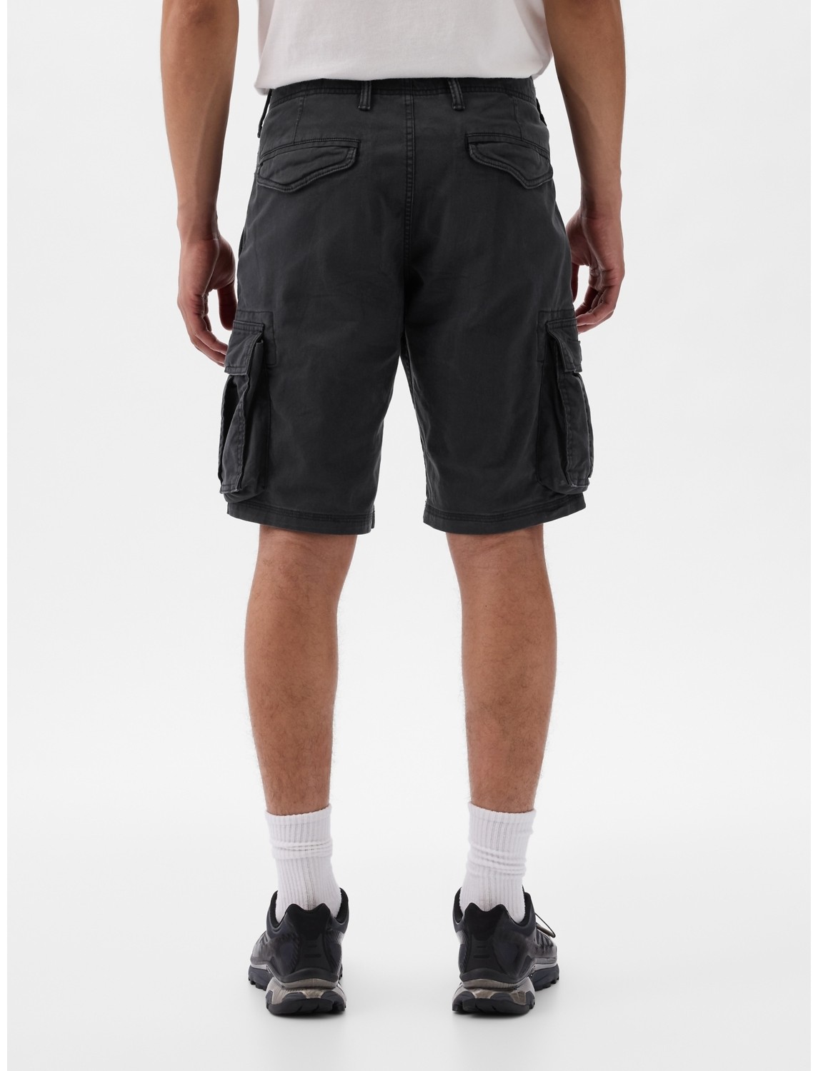 Gap Erkek Kahverengi 11" Relaxed Kargo Şort görsel 5