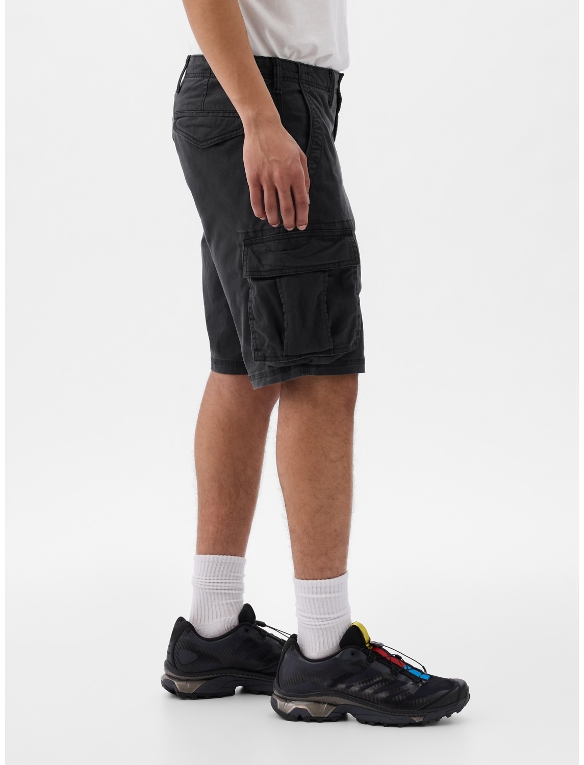 Gap Erkek Kahverengi 11" Relaxed Kargo Şort görsel 6