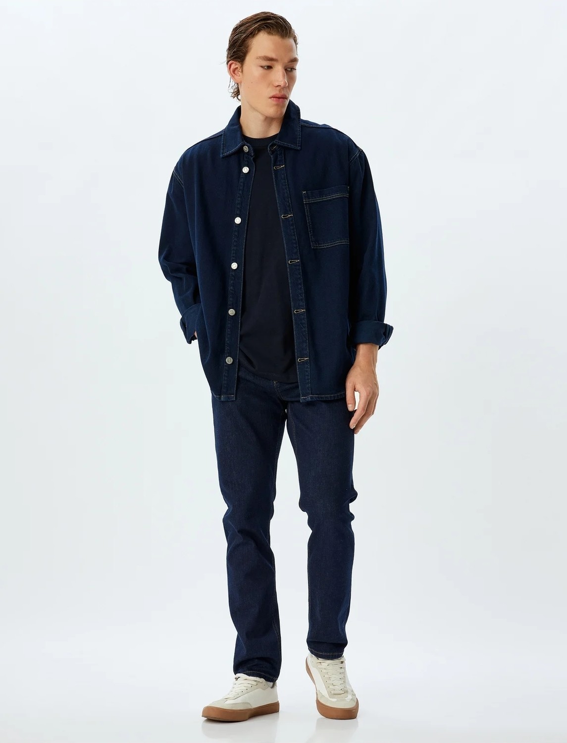 Koton Slim Fit Kot Pantolon - Brad Jean