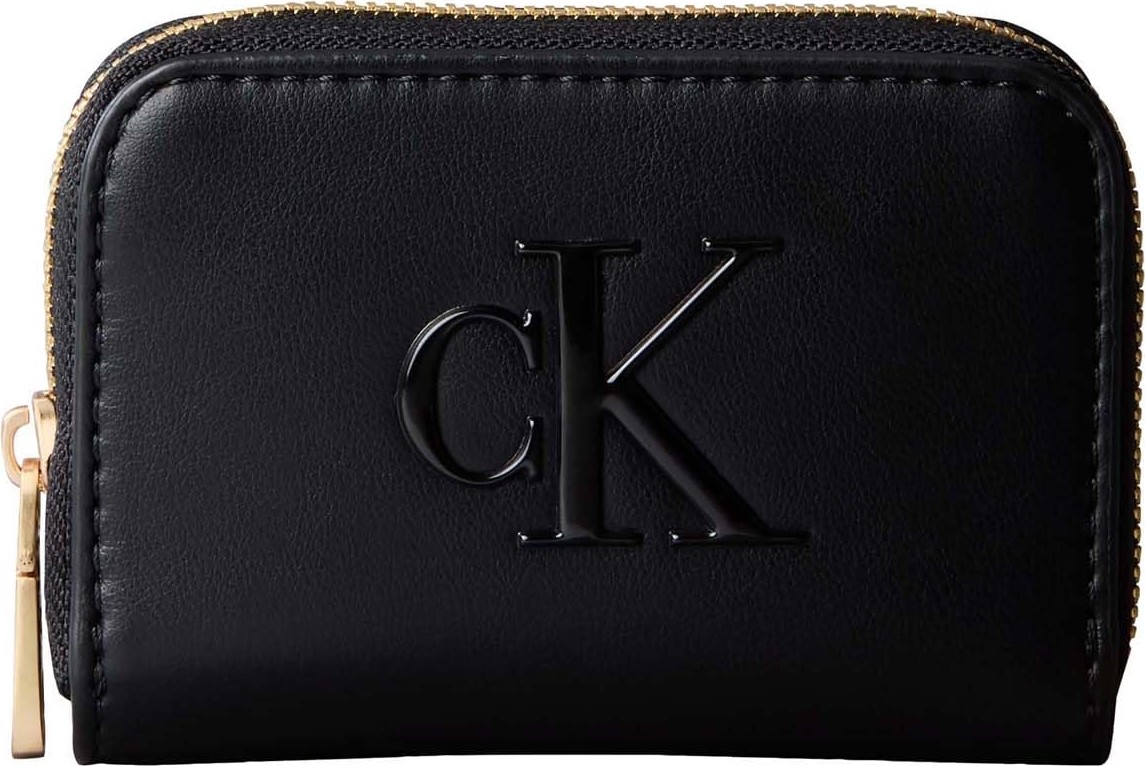 1001 Bold Ck Medıum Zıp Around Kadın Cüzdan Black Os