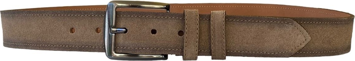 GoDeri Deri Süet Vizon Rengi Kemer 4 Cm=süet.deri.4cm görsel 4