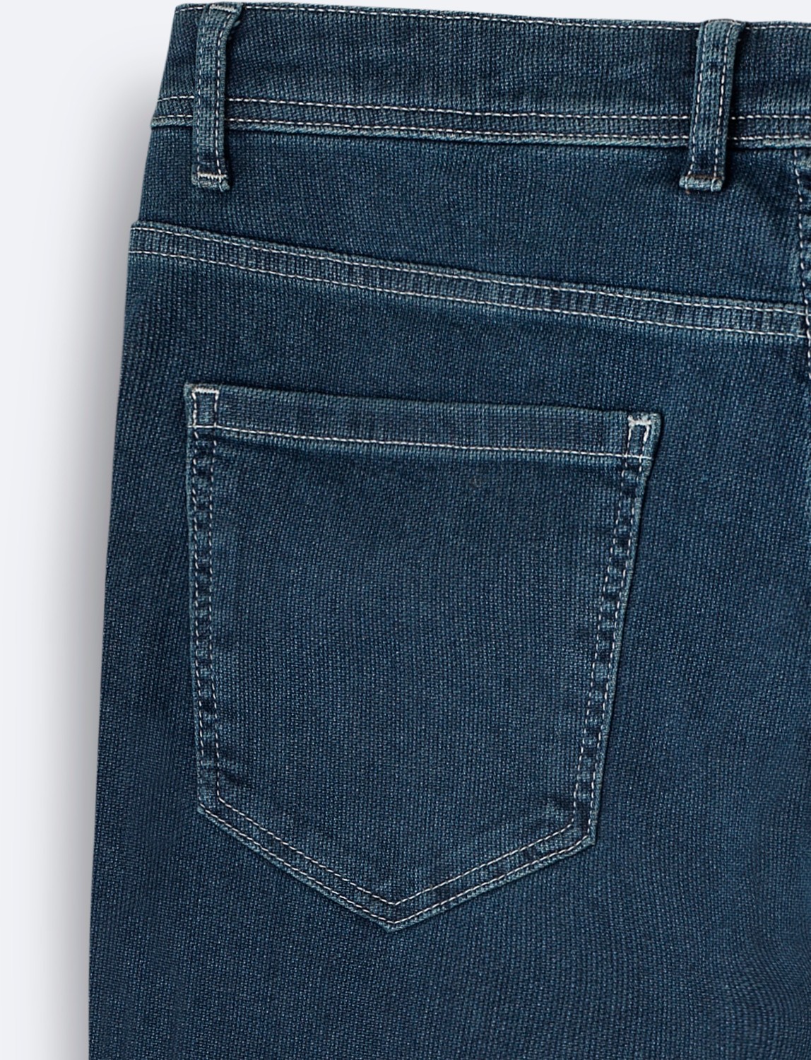 AVVA Erkek İndigo Klasik Bel Pamuklu Eskitme Yıkmalı Oslo Carrot Fit Jean Pantolon A51Y3552 görsel 3
