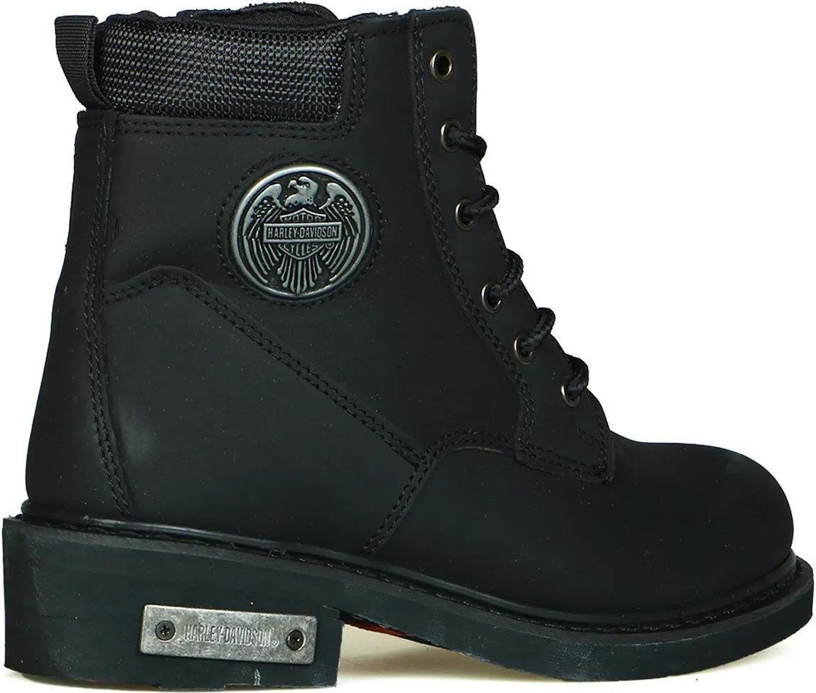 Belirtilmemiş Harley Davidson Jim Unisex Bot Siyah Nubuk görsel 3