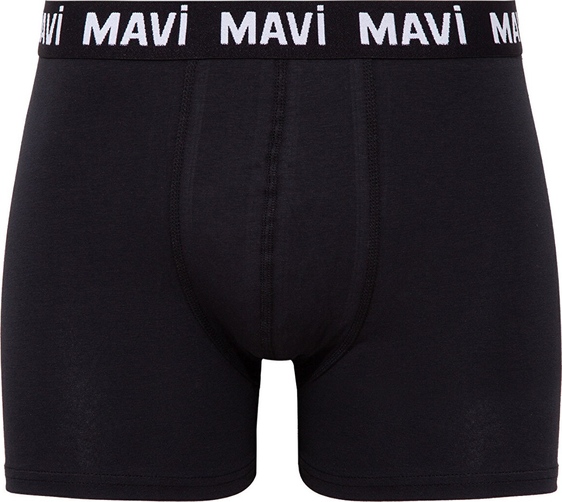 Mavi Siyah Basic Boxer 0911079-35495