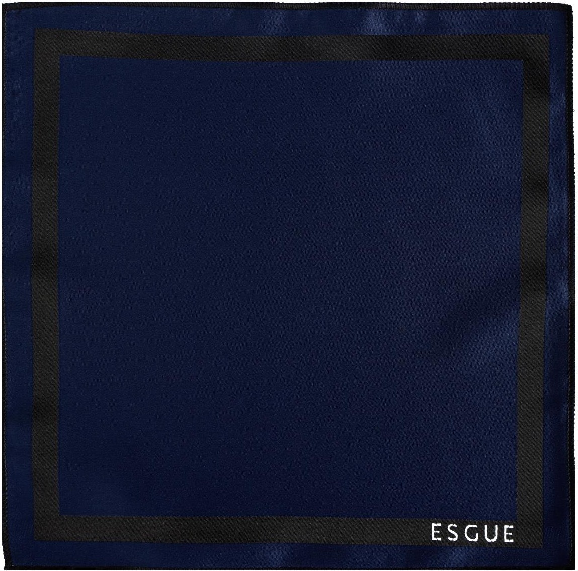 Esgue 8 cm Hand Made Lacivert Saten Kravat Mendil & Kol Düğmesi Hediye Seti HSET:114 görsel 4